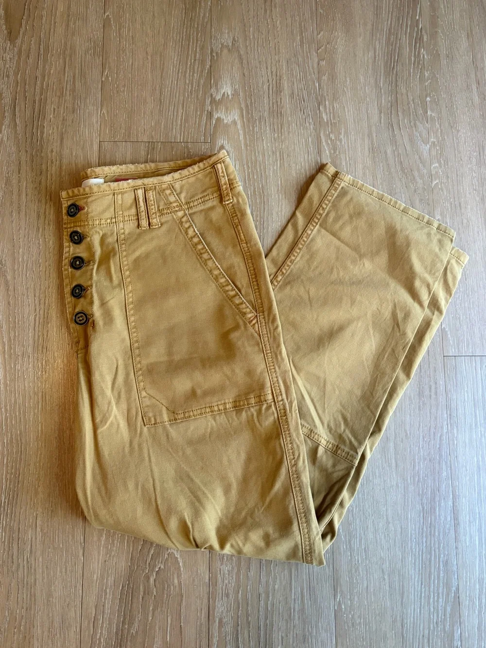 Anthropologie The Wanderer Tan Cargo Pants